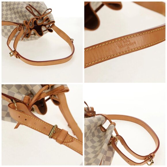 LOUIS VUITTON Damier Azur Noe Shoulder Bag N42222 LV Auth 138518V - Picture 15 of 16